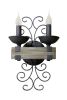 2 Pack Ridge Line Double Sconce