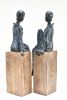 Tribal African Women Figurines Set of 2