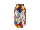 Picasso Style Handpainted Vase 24in