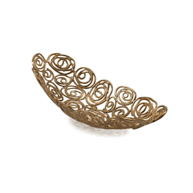 Tornado SM Swirling Bowl - Gold