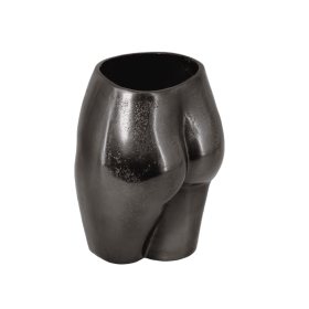 Dama Short Bronze Lady Vase