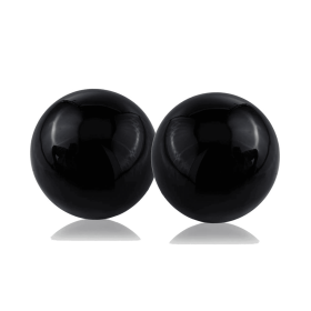 Bola Negra Black Sphere/3"D - Set of 2