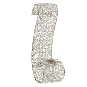 Voluta Cristal Scroll Wall Sconce