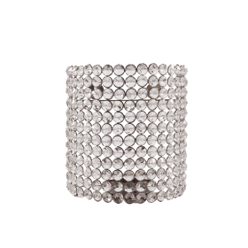 Clasica Silver Cristal Wall Sconce