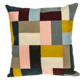 Parkland Collection Bollix Contemporary Pillow Cover With Poly Insert
