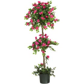 5' Bougainvillea Topiary Tree w/743 Lvs
