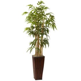 4' Bamboo w/Decorative Planter