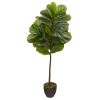 46" Fiddle Leaf Artificial Tree (Real Touch)