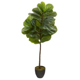 46" Fiddle Leaf Artificial Tree (Real Touch)