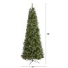 9' Cashmere Slim Xmas Tree w/550 Lights and 1308 Tips