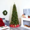 9' Cashmere Slim Xmas Tree w/550 Lights and 1308 Tips