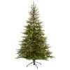 7' North Carolina Spruce Xmas Tree w/450 LEDs & 931 Tips