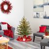 4' Vancouver Mountain Pine Xmas Tree w/100 Lights & 374 Tips