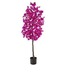 5' Bougainvillea Artificial Tree