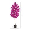 5' Bougainvillea Artificial Tree