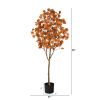 5' Autumn Eucalyptus Artificial Tree