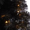 2' Black Artificial Christmas Tree with 35 LED Lights and 72