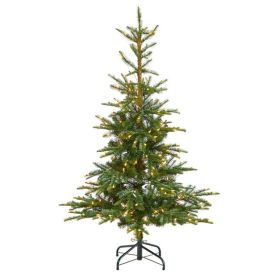 5' Layered Washington Spruce Christmas Tree w/200 LEDs
