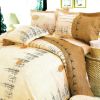 Blancho Bedding - [Golden Autumn] 100% Cotton 4PC Duvet Cover Set (Queen Size)(Comforter not included)