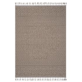 NAAR Guros Collection 5X7 Beige /Medallion Indoor/Outdoor Area Rug