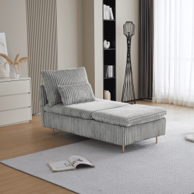 Leisure Corduroy Sofa Chair ,Modern Corduroy Fabric Armchair for small space,Perfect for living room, dormitory or apartment, study