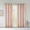 Total Blackout Metallic Print Grommet Top Curtain Panel(Only 1 Pc Panel)