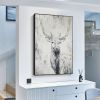 Hand Painted Oil Painting Hand Painted Rich Deer Oil Painting On Canvas  Decorative Painting Handmade Art Luxurious Decorative Painting