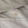5 Piece Organic Cotton Oversized Comforter Cover Set w/removable insert Natural King/Cal King