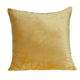 Parkland Collection Danbury Yellow Solid Throw Pillow (Color: Yellow, size: 22" x 22")