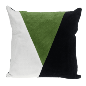 Parkland Collection Arcas Transitional Multicolor Throw Pillow (Color: GREEN, size: 20" x 20")
