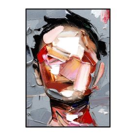 Modern Home Fashion Abstract Character Decorative Wall Painting 3D Pigment Design Sense Frameless Waterproof Ink Poster No Frame (size: 60X90cm)