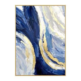 Hot Selling Artist Hand-painted High Quality Abstract Oil Painting on Canvas Handmade Beautiful Light ColorsOil Painting No Frame (size: 100X150cm)