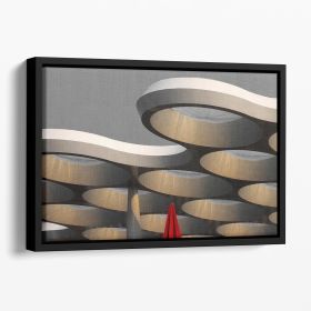 Butterfly Painting Floating Framed Canvas (Color: Black, size: 24" x 16" / 60cm x 40cm (approx))