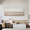 100% Handmade Pure Hand Painted Gold Ocean Oil Painting Modern Light Luxury Decorative Abstract Entrance Hall Restaurant