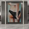 Oil Painting Hand Painted Vertical People Nude Modern Rolled Canvas Living Room hallway bedroom luxurious decorative painting
