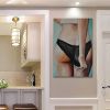 Oil Painting Hand Painted Vertical People Nude Modern Rolled Canvas Living Room hallway bedroom luxurious decorative painting