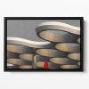 Butterfly Painting Floating Framed Canvas