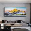 Hand Painted Oil Painting Large Landscape Oil Painting Original Mountain Canvas Abstract Painting Modern Art Acrylic Painting Luxurious Decorative Pai