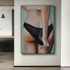 Oil Painting Hand Painted Vertical People Nude Modern Rolled Canvas Living Room hallway bedroom luxurious decorative painting